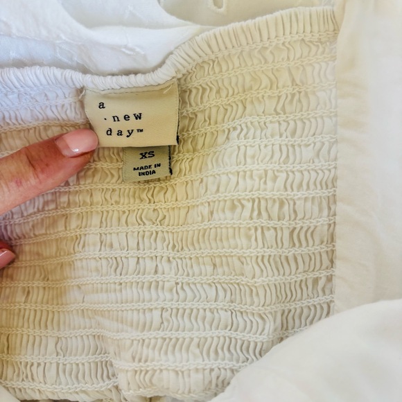 A New Day Eyelet White Tea Length‎ Midi Dress - Picture 11 of 11